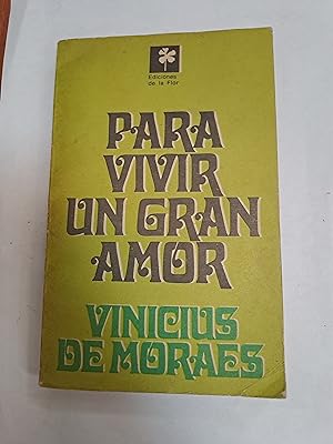 Seller image for Para vivir un gran amor for sale by Libros nicos
