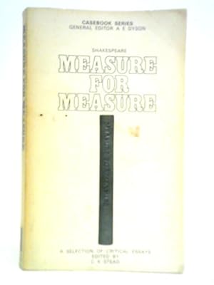 Bild des Verkufers fr Shakespeare - Measure for Measure: A Casebook zum Verkauf von World of Rare Books