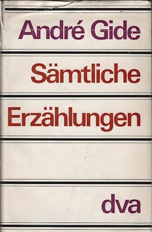Seller image for Smtliche Erzhlungen. Andr Gide. [Dt. von Maria Schaefer-Rmelin u. Ferdinand Hardekopf u.a.] / Die Bcher der Neunzehn ; Bd. 122 for sale by Schrmann und Kiewning GbR