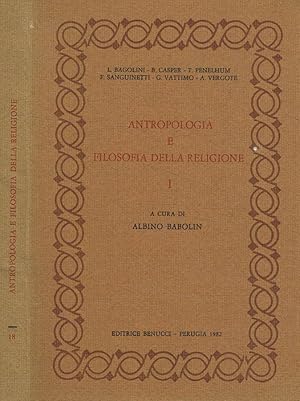 Bild des Verkufers fr Antropologia e filosofia della religione vol.I zum Verkauf von Biblioteca di Babele