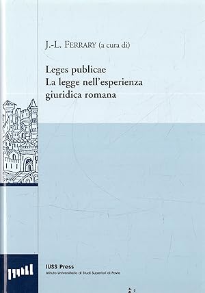 Immagine del venditore per Leges publicae : la legge nell'esperienza giuridica romana venduto da Messinissa libri