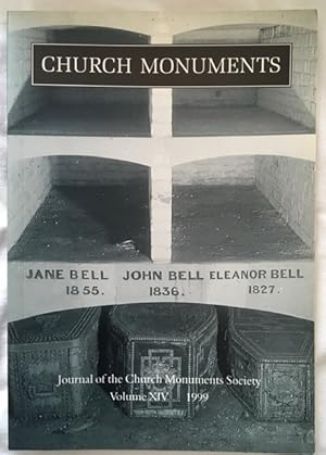 Image du vendeur pour Church Monuments, The Journal of the Church Monuments Society, Volume XIV mis en vente par Rickaro Books BA PBFA