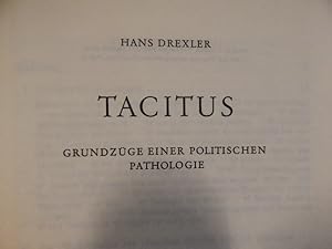 Bild des Verkufers fr Tacitus - Grundzge einer politischen Pathologie zum Verkauf von Buchantiquariat Uwe Sticht, Einzelunter.