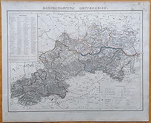 Imagen del vendedor de Sohr Original Map Austria Erzherzogtum sterreich - 1844 a la venta por raremapexchange