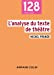 Imagen del vendedor de L'analyse du texte de théâtre - 2e éd. NP [FRENCH LANGUAGE - Soft Cover ] a la venta por booksXpress