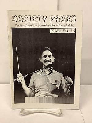 Seller image for Society Pages, The Magazine of the International Frank Zappa Society, Issue No. 10 for sale by Chamblin Bookmine