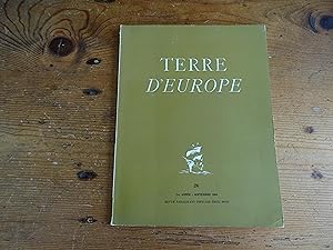 TERRE D'EUROPE Revue Trimestrielle Internationale Pour La Défense De L'Europe 7me Année - Septemb...