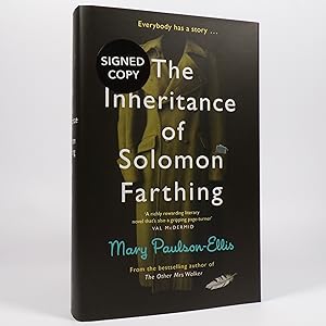 Bild des Verkufers fr The Inheritance of Solomon Farthing - Signed First Edition zum Verkauf von Benedict Wilson Books