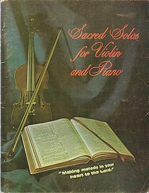 Image du vendeur pour Sacred Solos for Violin and Piano mis en vente par The Book Junction