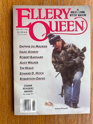 Imagen del vendedor de Ellery Queen Mystery Magazine Mid - December 1986 a la venta por Scene of the Crime, ABAC, IOBA