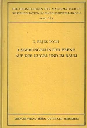 Seller image for Lagerungen in der ebene auf der Kugel und im Raum for sale by Bij tij en ontij ...