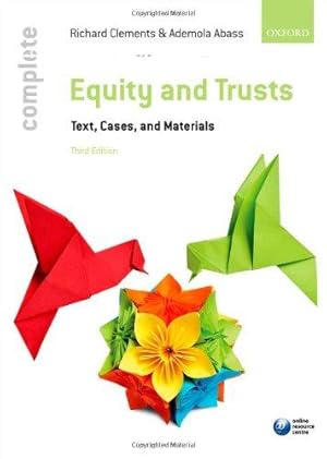 Bild des Verkufers fr Equity & Trusts: Text, Cases, and Materials (Complete) zum Verkauf von WeBuyBooks