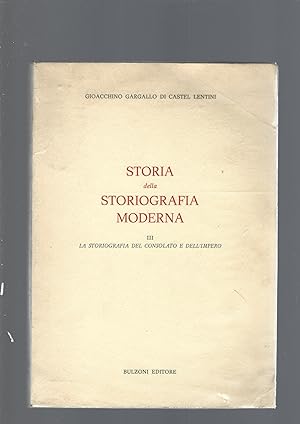 Seller image for STORIA DELLA STORIOGRAFIA MODERNA for sale by librisaggi
