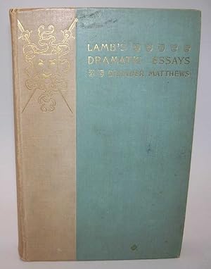 Seller image for The Dramatic Essays of Charles Lamb for sale by Easy Chair Books