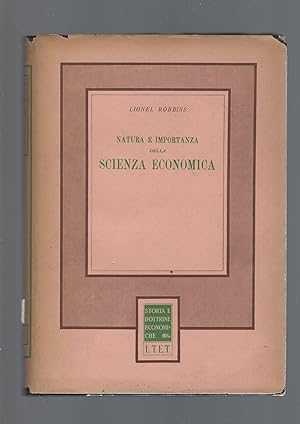 NATURA E IMPORTANZA DELLA SCIENZA ECONOMICA