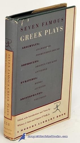 Imagen del vendedor de Seven Famous Greek Plays (Modern Library #158.2) a la venta por Bluebird Books (RMABA, IOBA)