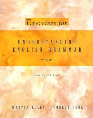 Imagen del vendedor de Exercises for Understanding English Grammar a la venta por WeBuyBooks