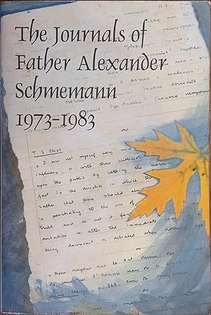 Seller image for The Journals of Father Alexander Schmemann 1973 - 1983 for sale by The Book House, Inc.  - St. Louis