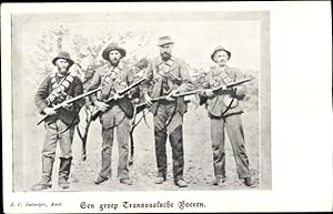 Ansichtskarte / Postkarte Südafrika, Een groep Transvaalsche Boeren, Burenkrieg