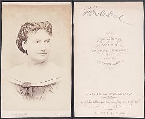 Christine Hebbel (1817-1910) - Schauspielerin Theater Wien Braunschweig Burgtheater Hamburg / Ehe...