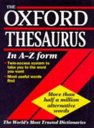 Imagen del vendedor de The Oxford Thesaurus a la venta por WeBuyBooks