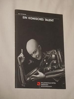 Bild des Verkufers fr Programmheft Staatsschauspiel Dresden, Schauspielhaus 2000/2001. Deutschsprachige Erstauffhrung EIN KOMISCHES TALENT von Ayckbourn. Insz.: Tobias Wellemeyer, Bhne: Jens Bttner, Kostme: Sabine Pommerening. Mit Erik Brnner, Hanns-Jrn Weber, Wolfgang Srgel, Rainer Etzenberg, Martin Brauer, Marianna Linden, Vera Irrgang, Antje Widdra, Stefanie Kampe, Monika Hildebrand zum Verkauf von Fast alles Theater! Antiquariat fr die darstellenden Knste