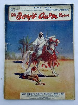 Bild des Verkufers fr THE BOY'S OWN PAPER Magazine, 1920, May. contains The Sheik's White Slave. zum Verkauf von Tony Hutchinson