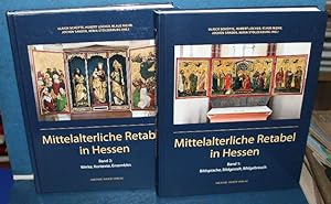 Immagine del venditore per Mittelalterliche Retabel in Hessen Band 1: Bildsprache, Bildgestalt, Bildgebrauch Band 2: Werke, Kontexte, Ensembles venduto da Eugen Kpper