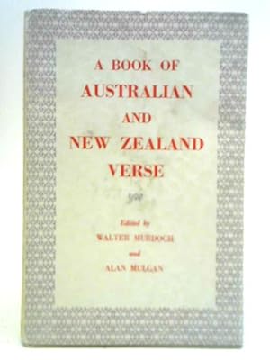 Seller image for A Book of Australian and New Zealand Verse for sale by World of Rare Books
