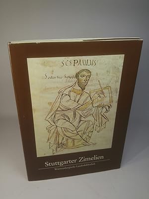 Bild des Verkufers fr Stuttgarter Zimelien Wrttembergische Landesbibliothek - Aus den Schtzen ihrer Handschriftensammlung zum Verkauf von ANTIQUARIAT Franke BRUDDENBOOKS