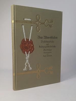 Seller image for Aus Altwestfalen - Volkskundliche und kulturgeschichtliche Beitrge. for sale by ANTIQUARIAT Franke BRUDDENBOOKS