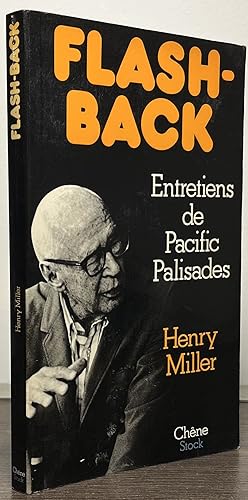 Seller image for Flash Back_ Entretiens a Pacific Palisades for sale by San Francisco Book Company