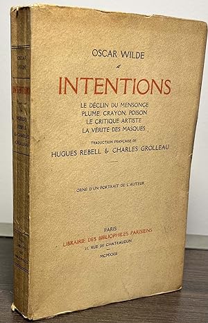 Seller image for Intentions for sale by San Francisco Book Company