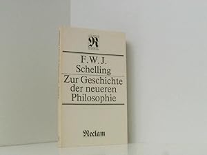 Bild des Verkufers fr Zur Geschichte der neueren Philosophie - Mnchner Vorlesungen. zum Verkauf von Book Broker