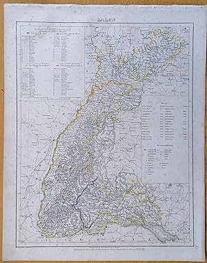 Imagen del vendedor de Sohr Original Map Germany Baden - 1844 a la venta por raremapexchange
