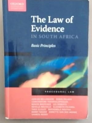 Bild des Verkufers fr The Law of Evidence In South Africa: Basic Principles - Procedure Law zum Verkauf von Chapter 1