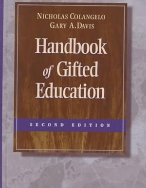 Image du vendeur pour Handbook of Gifted Education (2nd Edition) mis en vente par Reliant Bookstore