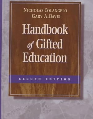 Bild des Verkufers fr Handbook of Gifted Education (2nd Edition) zum Verkauf von Reliant Bookstore