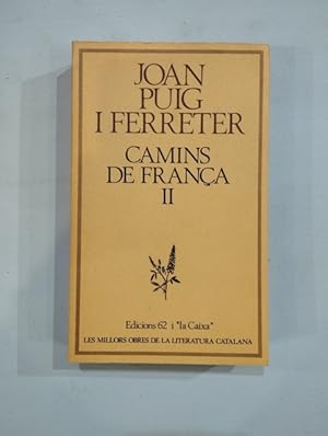 Imagen del vendedor de Camins de Frana II a la venta por Saturnlia Llibreria