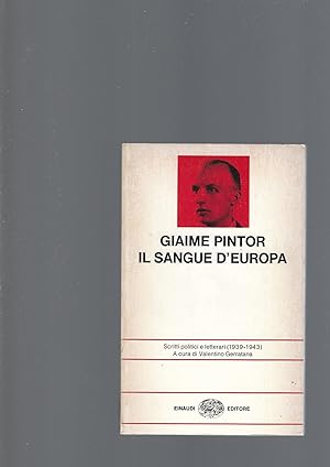 Bild des Verkufers fr IL SANGUE D' EUROPA zum Verkauf von librisaggi