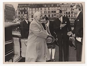 Réception officielle à l'Hôtel de Ville de Paris de s. Exc. Monsieur Nikita S. Khrouchtchev et de...