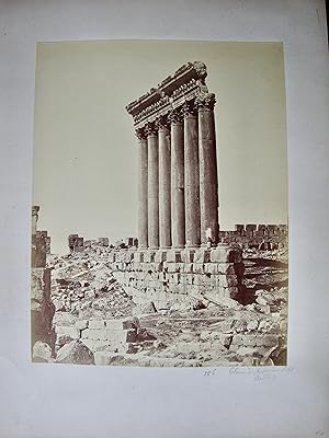 Balbeck. Grandes colonnes du temple du soleil (Liban)