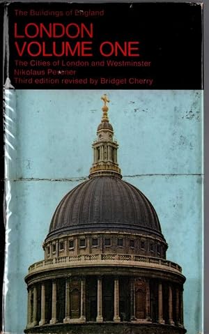 Imagen del vendedor de LONDON VOLUME ONE (1): THE CITIES OF LONDON AND WESTMINSTER a la venta por Mr.G.D.Price