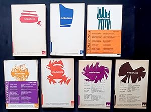 Bild des Verkufers fr Mdiations - revue des expressions contemporaines : n1  7, 1er trimestre 1961- printemps 1964 - zum Verkauf von Le Livre  Venir
