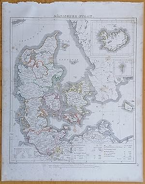 Imagen del vendedor de Sohr Original Map Denmark - 1844 a la venta por raremapexchange