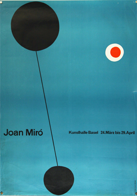 Plakat - Joan Miró. Farblithografie.