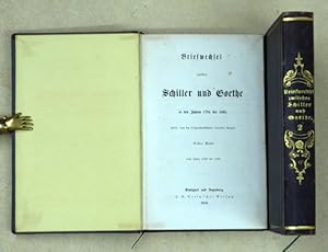 Bild des Verkufers fr Briefwechsel zwischen Schiller und Goethe in den Jahren 1794 bis 1805 (2 Bde.). zum Verkauf von antiquariat peter petrej - Bibliopolium AG