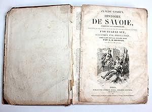 RARE! HISTOIRE DE SAVOIE PIEMONT & SARDAIGNE de C.GENOUX 1851 ILLUSTRÉ par JANET