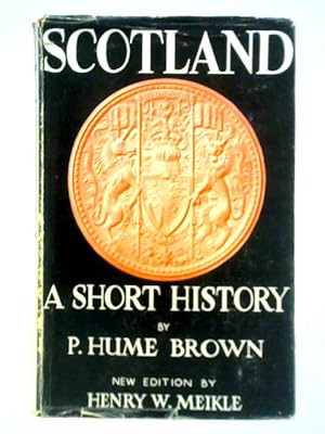 Image du vendeur pour A Short History of Scotland mis en vente par World of Rare Books