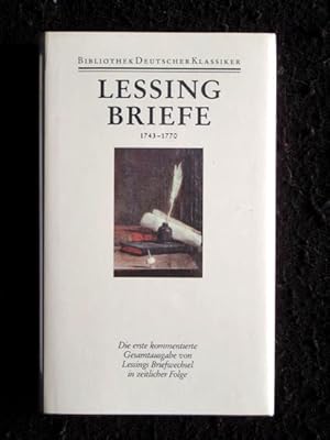 Briefe von und an Lessing 1743 - 1770 (Dünndruck). Werke und Briefe in 12 Bänden, Band 11/1.